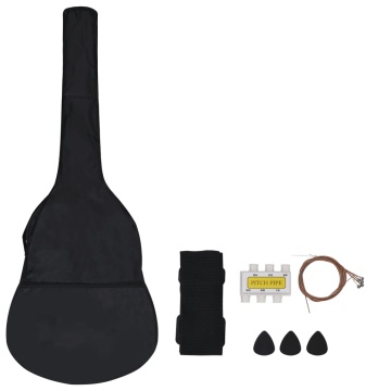 Set de chitară clasică pentru copii, 8 piese, negru, 3/4 36 - Img 4