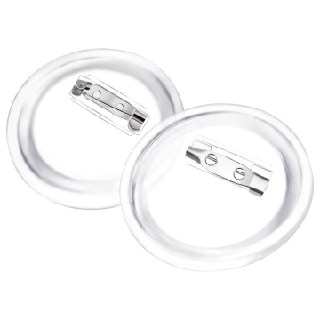 Set de ecusoane cu ac, 100 seturi, 44 mm, acril - Img 3