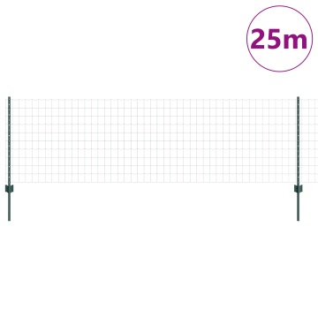 Set de gard Set de 2 Verde Oțel 25 x 0.8 m Durabil - Img 3