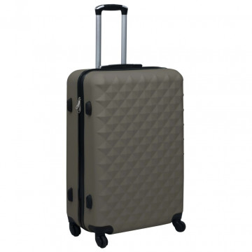Set de valize cu carcasă rigidă, 2 piese, antracit, ABS - Img 3