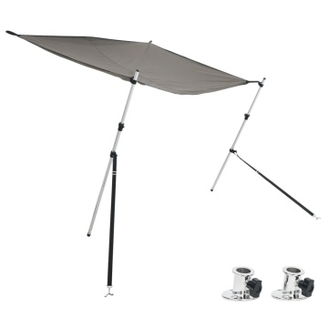 Set extensie parasolar T-Top gri antracit 170x170x(113-182,5)cm - Img 2