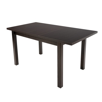 Set masa extensibila 120x150cm cu 4 scaune tapitate, mb-13 max5 si s-37 boss7 w30b, wenge, lemn masiv, stofa - Img 5