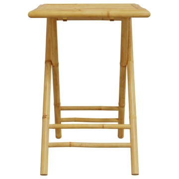 Set mobilier bistro, 3 piese, bambus - Img 5