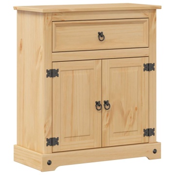 Set mobilier de baie „Corona”, 2 piese, lemn masiv de pin - Img 5