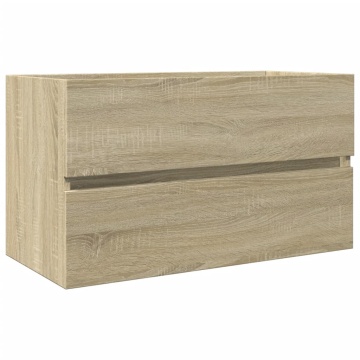 Set mobilier de baie, 2 piese, ceramică și lemn prelucrat - Img 4