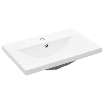 Set mobilier de baie, 2 piese, gri beton, lemn compozit - Img 6