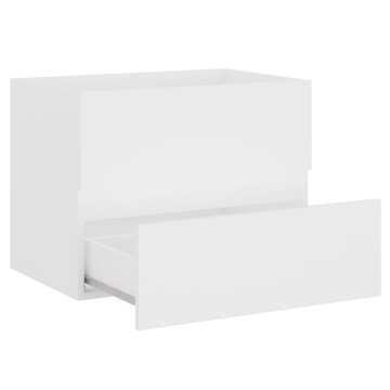 Set mobilier de baie, alb, lemn prelucrat - Img 6