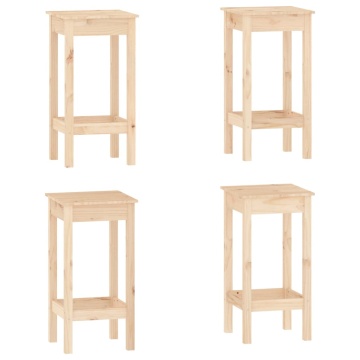Set mobilier de bar, 5 piese, lemn masiv de pin - Img 8
