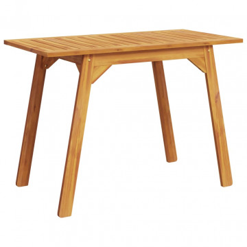 Set mobilier de grădină, 3 piese, lemn masiv de acacia - Img 8