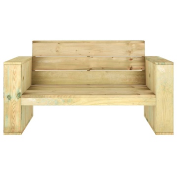 Set mobilier de grădină, 4 piese, lemn de pin tratat - Img 7