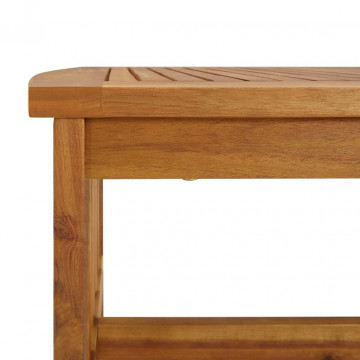 Set mobilier de grădină, 4 piese, lemn masiv de acacia - Img 5