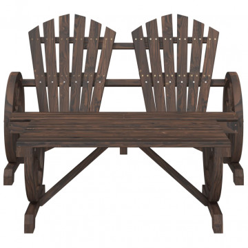 Set mobilier de grădină, 4 piese, lemn masiv de brad - Img 8