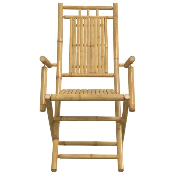 Set mobilier de grădină, 5 piese, bambus - Img 6