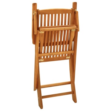 Set mobilier de grădină, 5 piese, lemn masiv de acacia - Img 5