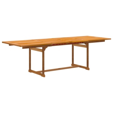 Set mobilier de grădină, 9 piese, lemn masiv acacia/textilenă - Img 4