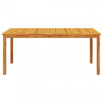 Set mobilier de grădină, 9 piese, lemn masiv de acacia - Img 4