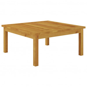 Set mobilier de grădină cu perne, 3 piese, lemn masiv de acacia - Img 2