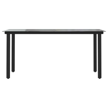 Set mobilier de grădină cu perne 5 piese maro sticlă polirattan - Img 6