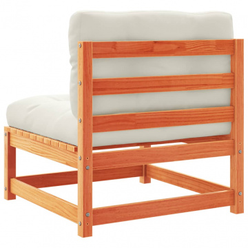 Set mobilier de grădină cu perne, 6 piese, lemn masiv de pin - Img 6