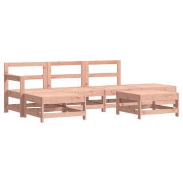 Set mobilier de grădină cu perne, 6 piese, lemn masiv Douglas - Img 3