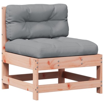 Set mobilier de grădină cu perne, 7 piese, lemn masiv douglas - Img 5