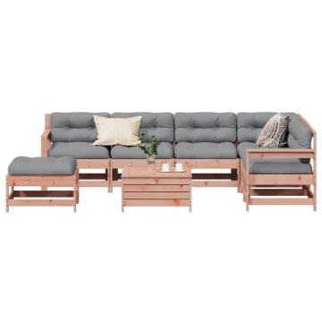 Set mobilier de grădină cu perne, 8 piese, lemn masiv douglas - Img 1