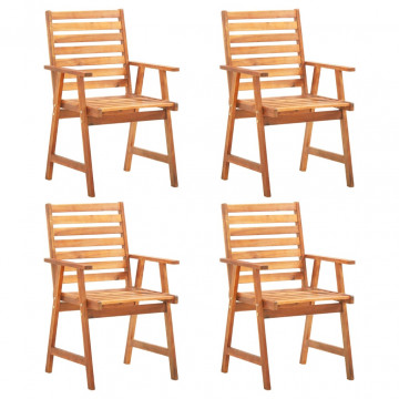 Set mobilier grădină, 5 piese, lemn masiv de acacia - Img 3