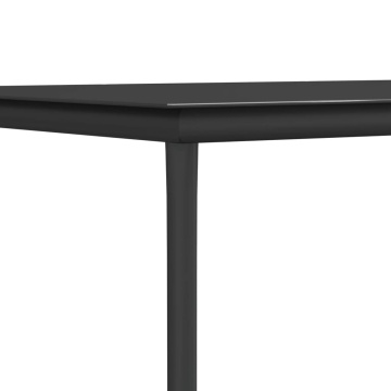 Set mobilier grădină cu perne, 5 piese, negru, poliratan & oțel - Img 6