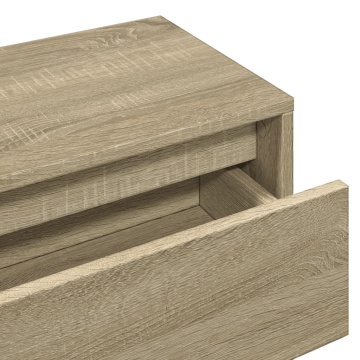 Set mobilier pentru hol, 4 piese, stejar sonoma, lemn prelucrat - Img 5
