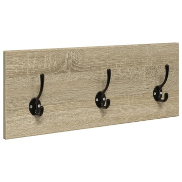 Set mobilier pentru hol, 4 piese, stejar sonoma, lemn prelucrat - Img 8
