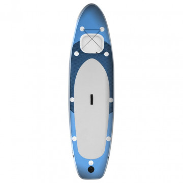 Set placă paddleboarding gonflabilă, albastru, 330x76x10 cm - Img 3