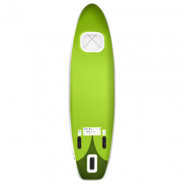Set placă paddleboarding gonflabilă, verde, 300x76x10 cm - Img 4