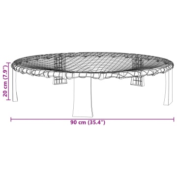 Set plasă rotundă cu 3 mingi și pompă suplimentară, Ø90x20 cm - Img 6