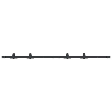 Set uși glisante pentru dulap 152,5 cm oțel carbon - Img 2
