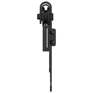 Set uși glisante pentru dulap 213 cm oțel carbon - Img 5