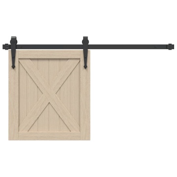 Set uși glisante pentru dulap 91 cm oțel carbon - Img 1