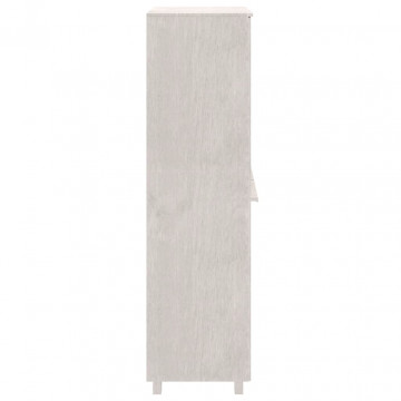 Șifonier, alb, 89x50x180 cm, lemn masiv pin - Img 6