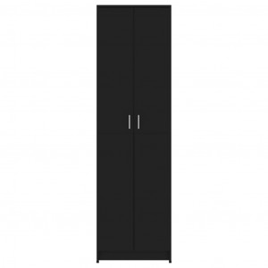 Șifonier de hol, negru, 55 x 25 x 189 cm, PAL - Img 6