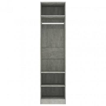 Șifonier, gri beton, 50x50x200 cm, PAL - Img 7