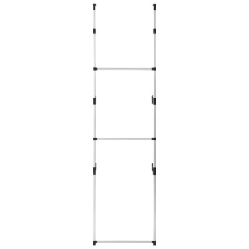 Sistem de șifonier telescopic cu bare, aluminiu - Img 8