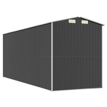 Șopron de grădină, antracit, 192x523x223 cm, oțel galvanizat - Img 5