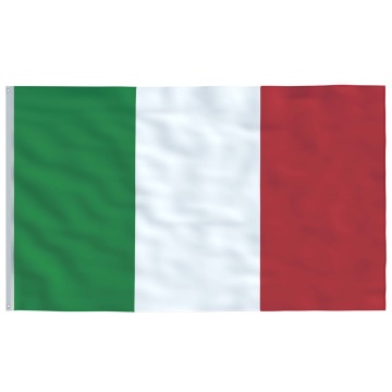 Steag Italia și stâlp din aluminiu, 6,23 m - Img 4