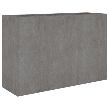 Strat înălțat de grădină, 120x40x80 cm, oțel corten - Img 3