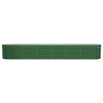 Strat înălțat grădină 260x40x36 cm oțel vopsit electrostatic - Img 3