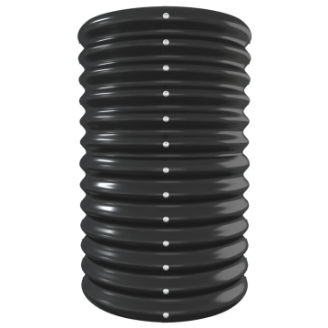 Strat înălțat grădină 332x40x68 cm oțel vopsit electrostatic - Img 4