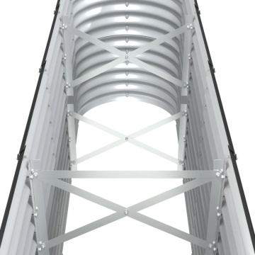 Strat înălțat grădină 332x40x68 cm oțel vopsit electrostatic - Img 6