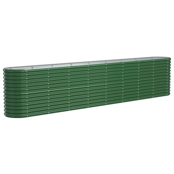 Strat înălțat grădină 332x40x68 oțel vopsit electrostatic - Img 2