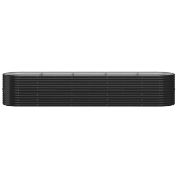 Strat înălțat grădină 368x80x68 cm oțel vopsit electrostatic - Img 3