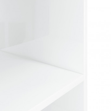 Suport acvariu, alb extralucios, 60x30x60 cm, lemn prelucrat - Img 5