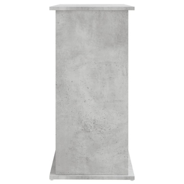 Suport acvariu, gri beton, 81x36x73 cm, lemn prelucrat - Img 6